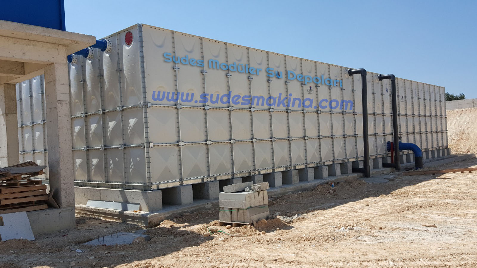 İSTANBUL BÜYÜKŞEHİR BELEDİYESİ (İSKİ ) MODÜLER SU DEPOSU İŞİ